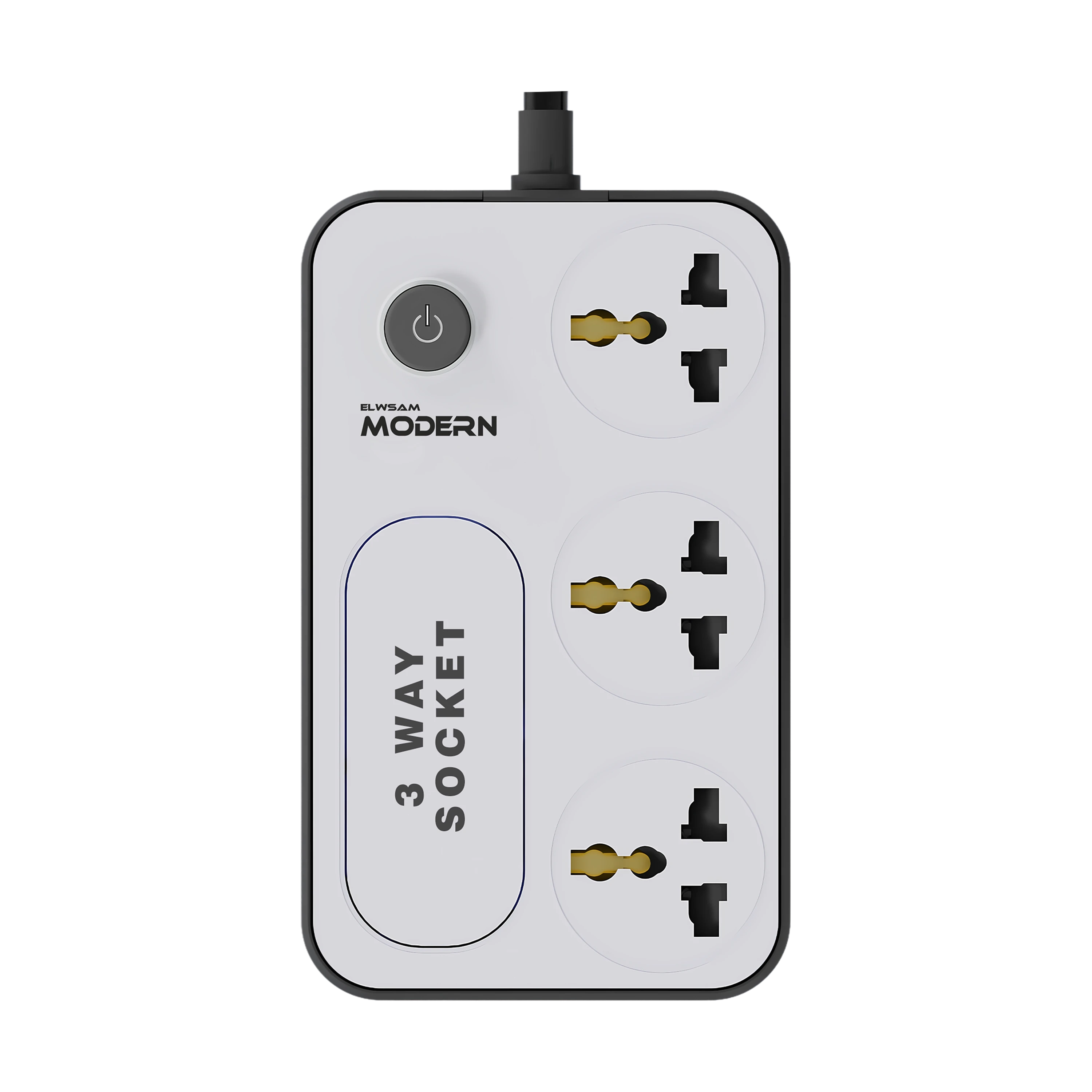 صورة مشترك كهرباء 3S أبيض 2 متر