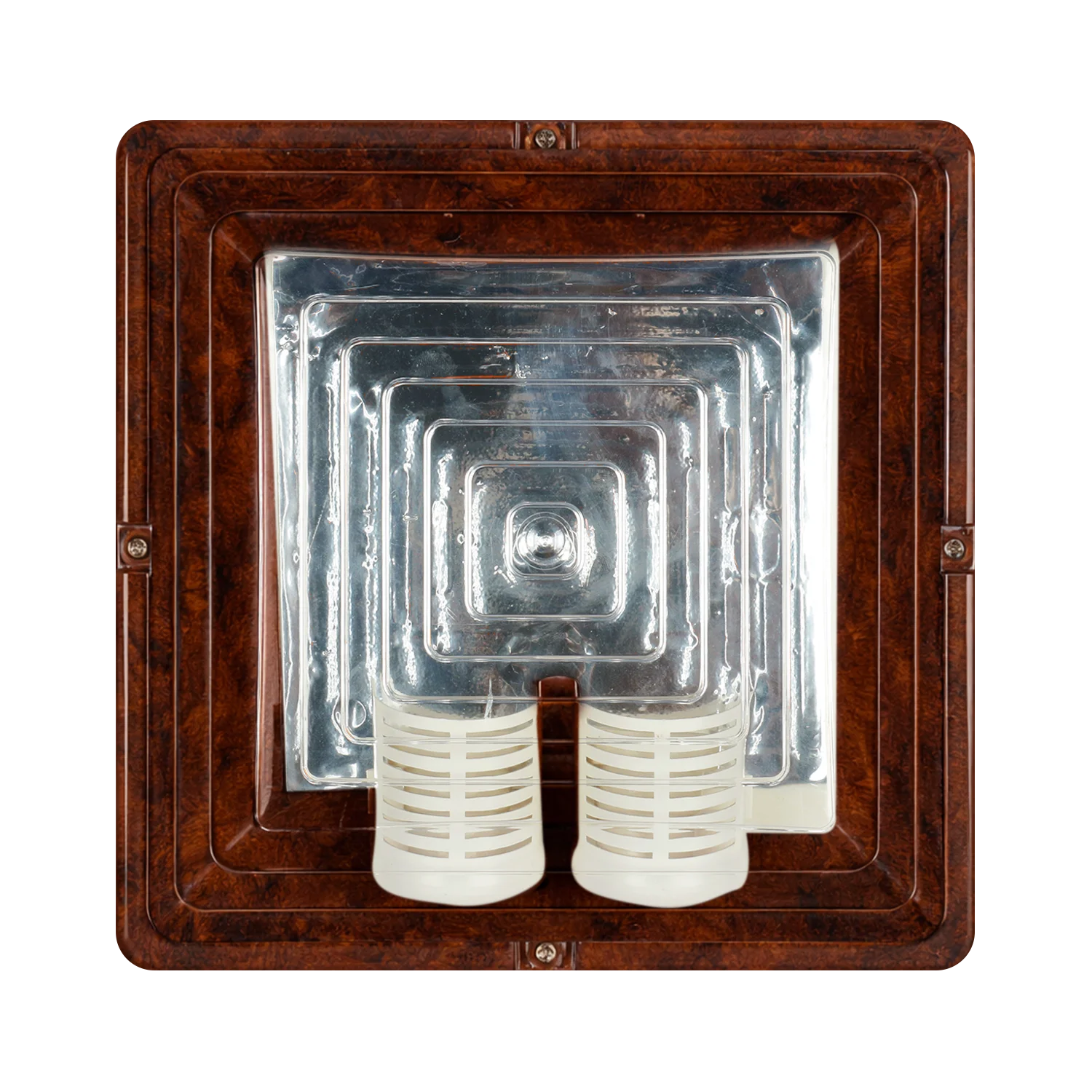 جلوب مربع 26x26 مطلي شفاف